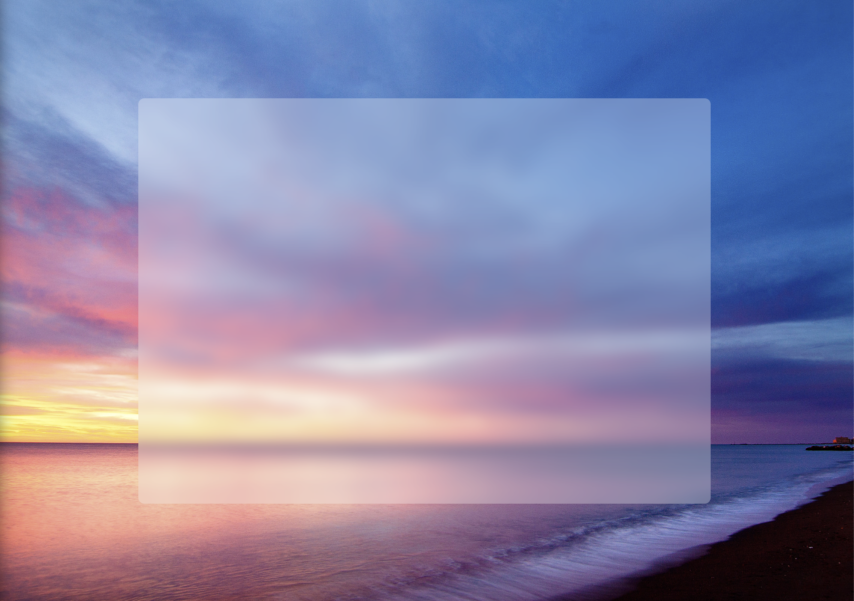 frosted background screenshot frosted background screenshot